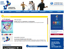 Tablet Screenshot of lsa-languedocroussillon.com